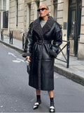 Leopard Faux Mink Fur Winter Overcoat image 7