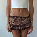 Leopard Grunge Punk Slim Skirt image 3
