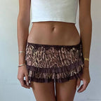 Leopard Grunge Punk Slim Skirt image 3