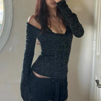 Leopard Patchwork Knit Top image 3
