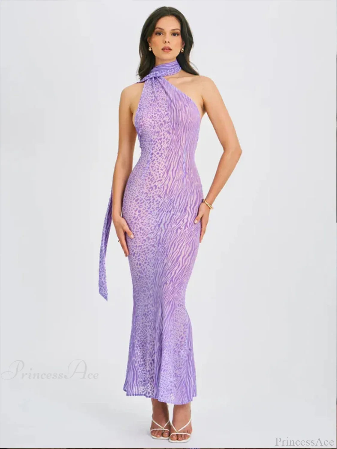 Leopard Print Mesh Vacation Dress image 2