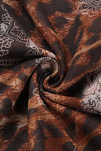 Leopard Print Sexy Cami Bodycon Maxi Dress image 5