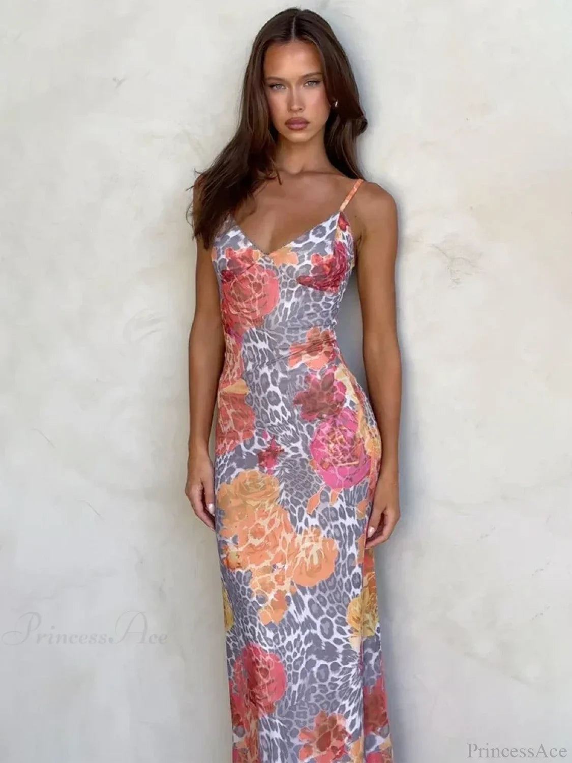 Leopard Print Slim Bodycon Vacation Dress image 2