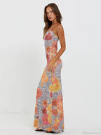 Leopard Print Slim Bodycon Vacation Dress image 4