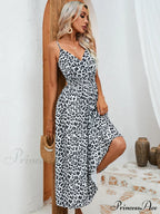 Leopard Print Summer Sling Dress image 3