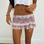 Leopard Print Tiered Pencil Skirt image 2