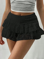 Leopard Tiered Half Slip Skirt image 6