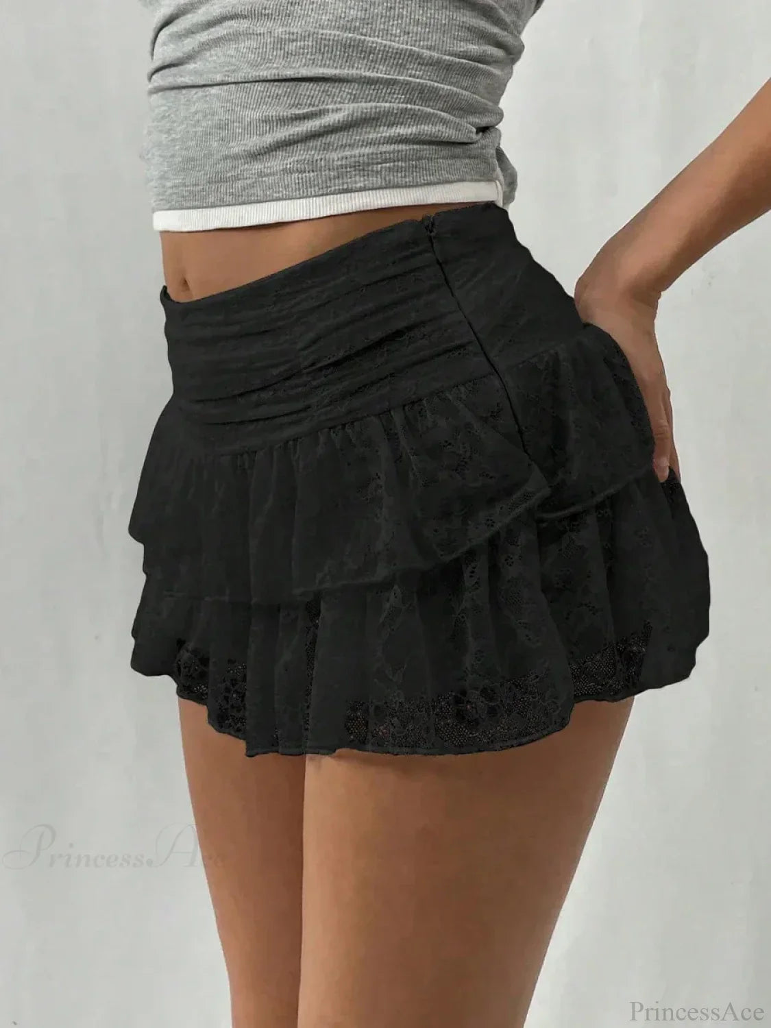 Leopard Tiered Half Slip Skirt image 5