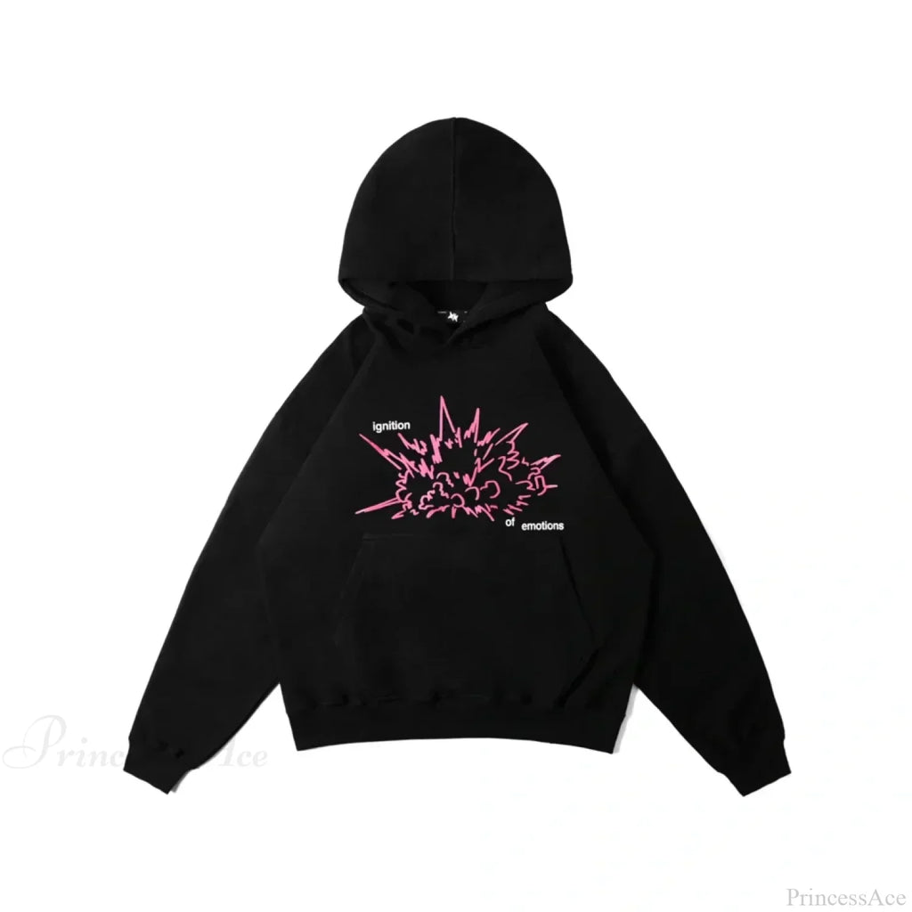 Letter Graphic Oversized Hoodie image 10