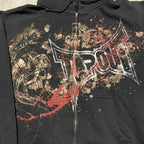 Letter Graphic Retro Hoodie image 3