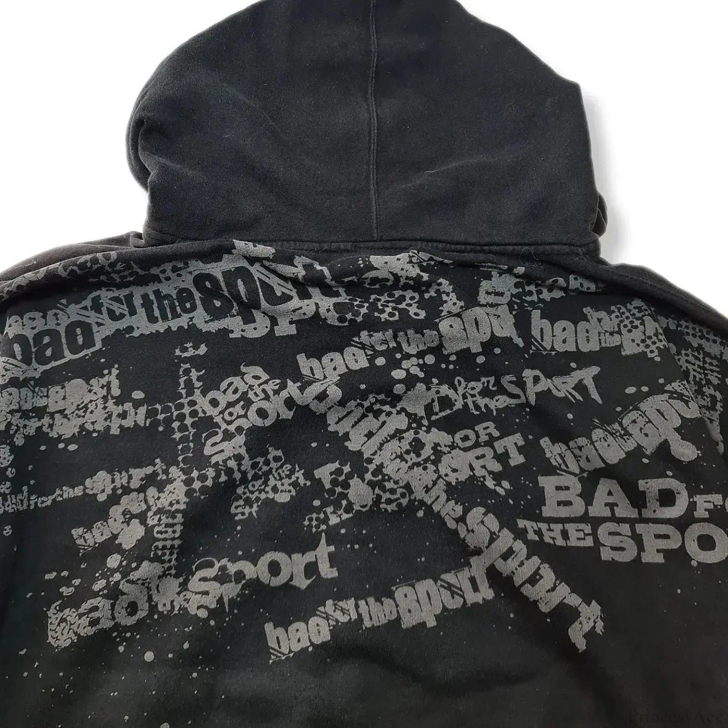 Letter Graphic Zipper Hoodie image 5