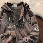 Stylish Dark Gothic Casual Hoodie image 3