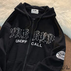 Stylish Dark Gothic Casual Hoodie image 2