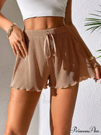 Lettuce Trim Knot Front Lettuce Trim Shorts image 9