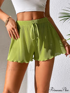 Lettuce Trim Knot Front Lettuce Trim Shorts image 7