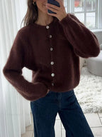 Lightweight Long Sleeve Solid Knit Cardigan image 4