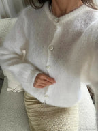Lightweight Long Sleeve Solid Knit Cardigan image 2