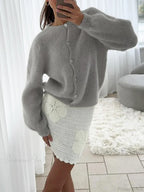 Lightweight Long Sleeve Solid Knit Cardigan image 7