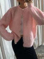 Lightweight Long Sleeve Solid Knit Cardigan image 3
