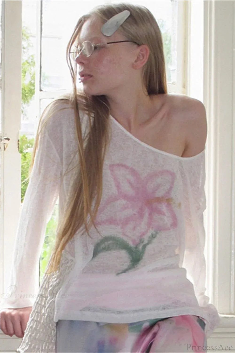 Lightweight Sun Protection Loose Casual Slouchy Blouse image 4