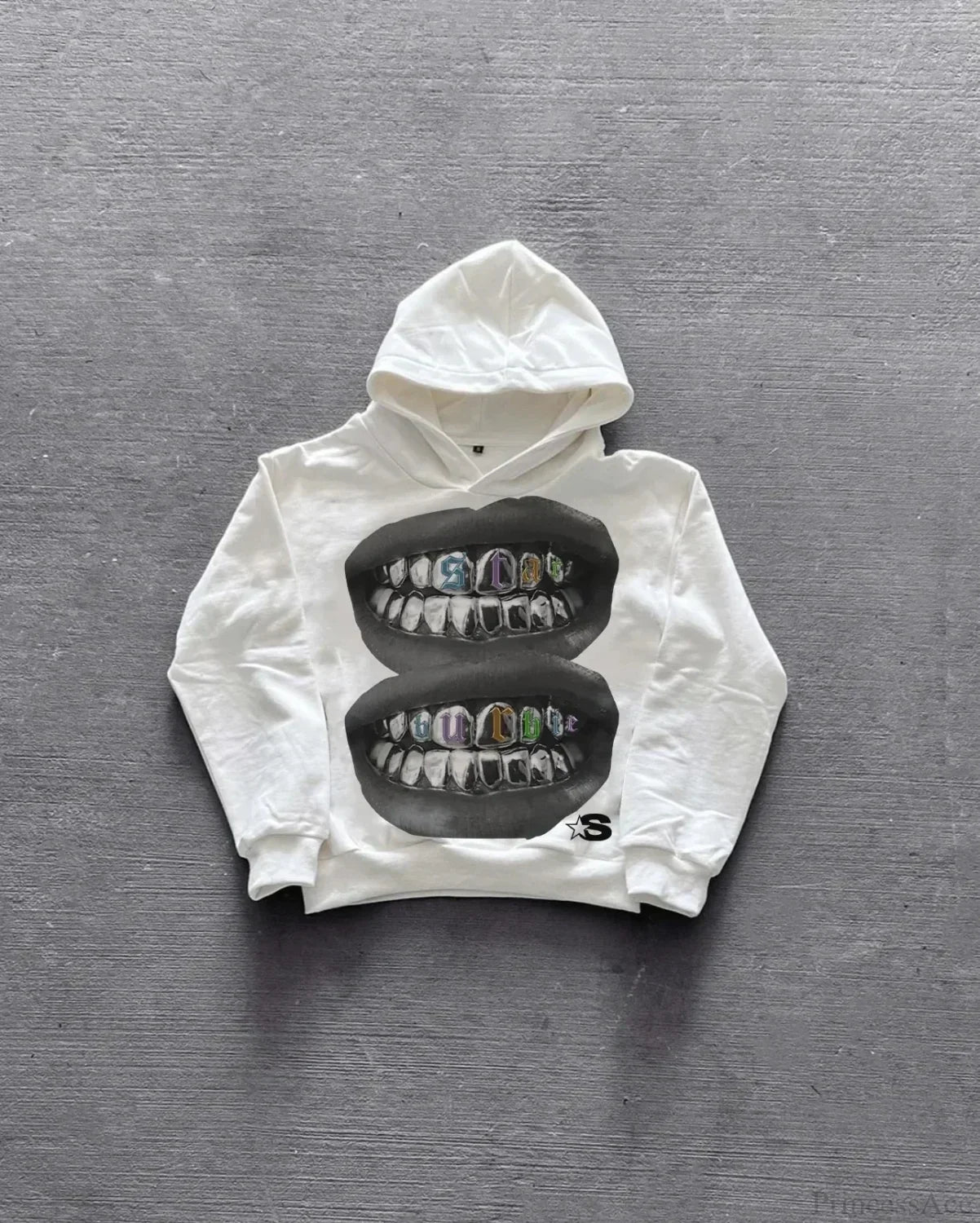 Lip Graphic Oversized Hoodie image 2