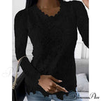 Long Arm Lace for Blouse Blouse Flowered Women image 5