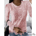 Long Arm Lace for Blouse Blouse Flowered Women image 2