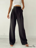 Long Loose Straight Casual Drawstring Sport Trousers image 2