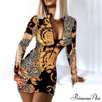 Long Sleeve Bodycon Party Dress image 4