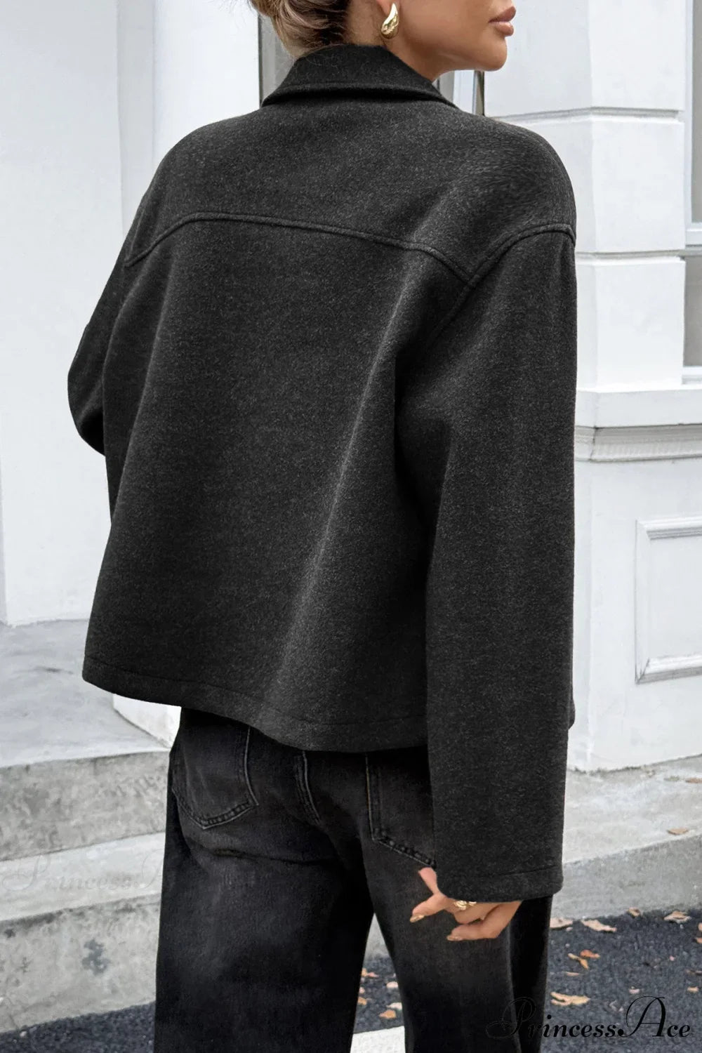 Long Sleeve Elegant Versatile Coat image 12