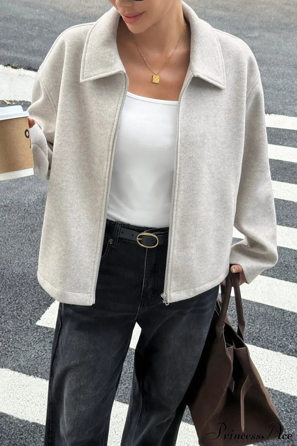Long Sleeve Elegant Versatile Coat image 1