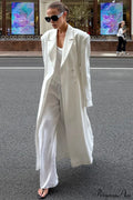 Long Sleeve Fitted Waist Long Chic Overcoat image 1