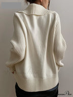 Long Sleeve Oversized Knitted Basic Loose Cardigans image 5