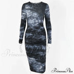 Long Sleeve Sexy Bodycon Winter Dress image 11