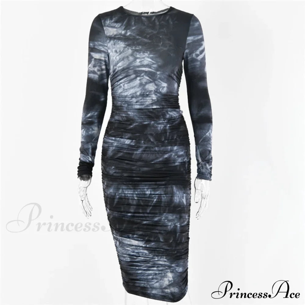 Long Sleeve Sexy Bodycon Winter Dress image 11