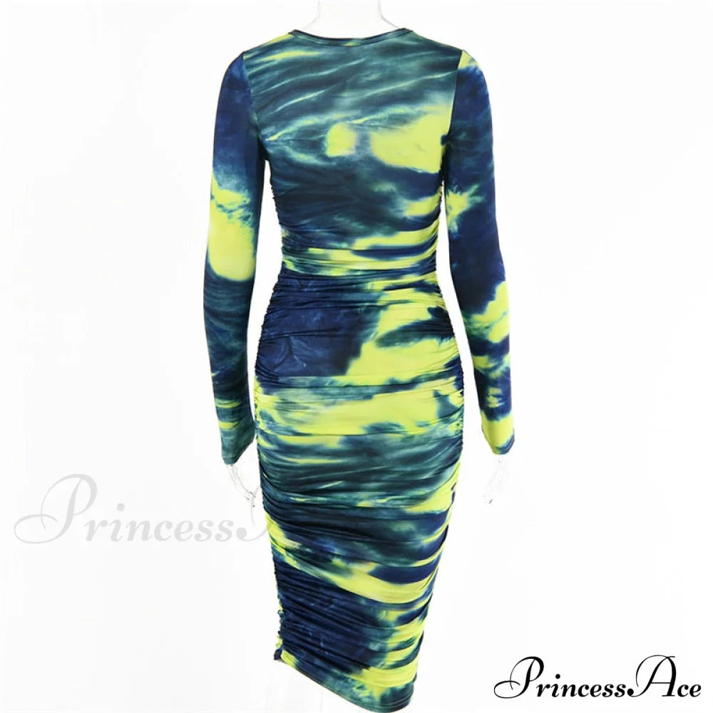 Long Sleeve Sexy Bodycon Winter Dress image 9