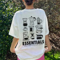 Loose Coffee Lover Back Print T-shirt image 1