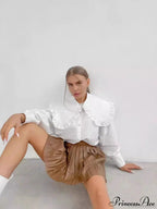 Loose Cotton Babydoll Blouse image 3
