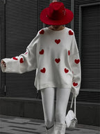 Loose Fashion Patchwork Long Sleeve Sweater image 1