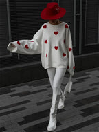 Loose Fashion Patchwork Long Sleeve Sweater image 2