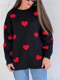 Loose Fashion Patchwork Long Sleeve Sweater image 7