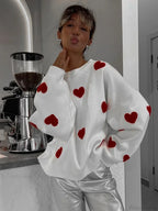 Loose Fashion Patchwork Long Sleeve Sweater image 5