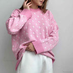 Loose Fashion Printed Long Sleeve Sweater image 4