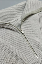 Loose Fit V-Neck Knit Sweater image 4