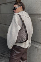 Loose Fit V-Neck Knit Sweater image 2