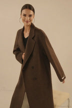 Loose Mid-Length Slouchy Korean Wool Overcoat image 1