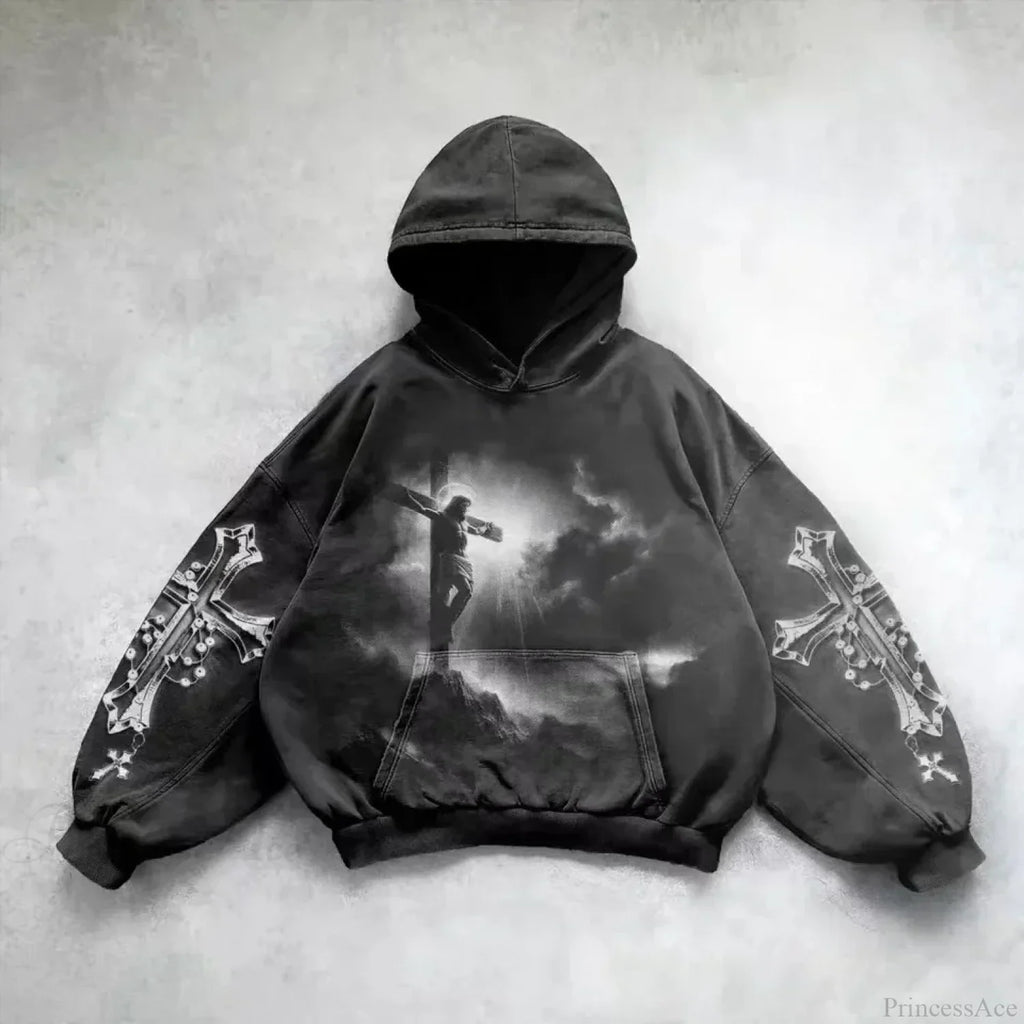 Loose Plus Size Hip Hop Hoodie image 6