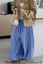 Loose Stripe Harem Pants image 2