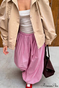 Loose Stripe Harem Pants image 1