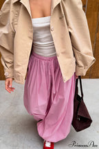 Loose Stripe Harem Pants image 1